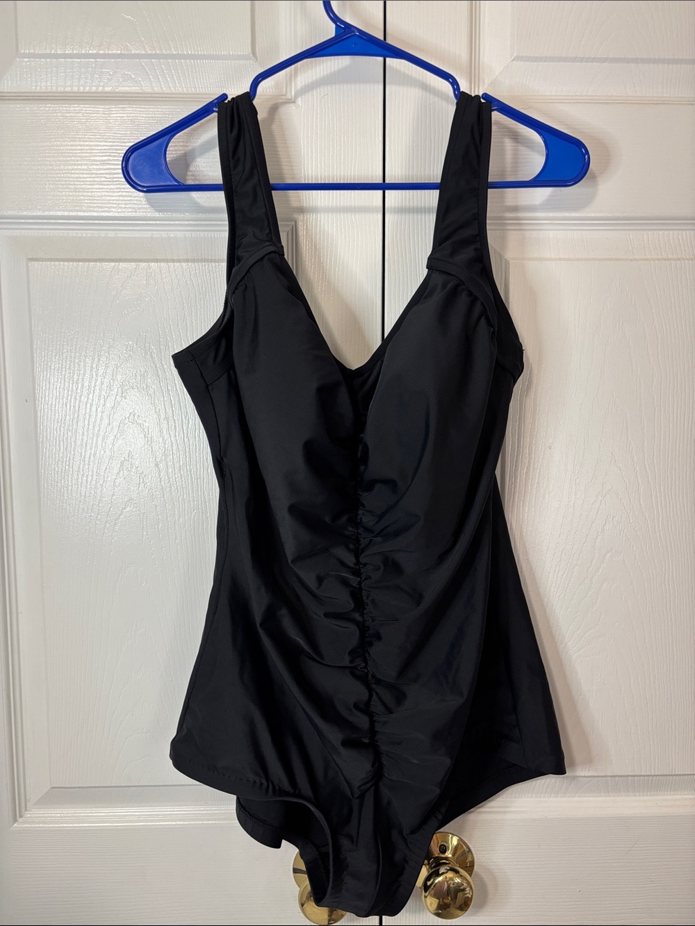 Maxine of Hollywood Black Swimwear Tag Detail Sz 18 VGUC